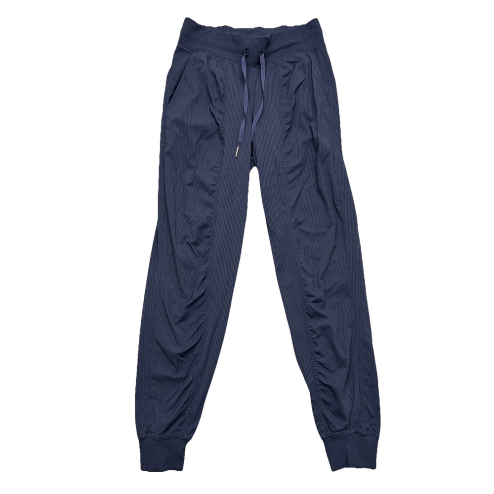 Lululemon Dance Studio Mid-Rise Jogger True Navy Pinstripe 28" Inseam Size 4